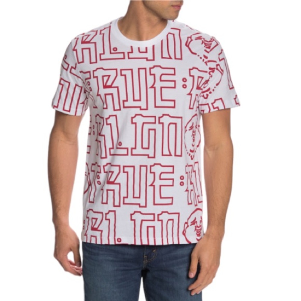 True Religion Unisex Buddha T-Shirt Size Small